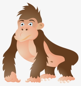 Gorilla Ape Chimpanzee Cartoon Clip Art - Ape Clipart #7954794