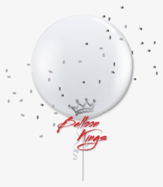 24in Pearl White - Welcome Girl Balloon Transparent #7955049