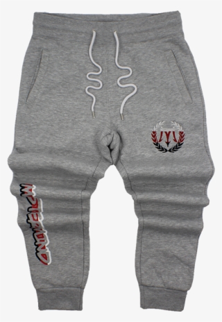 Image Of Gray Demon "grafitti" Sweatpants - Leggings #7955051