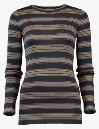 Brunello Cucinelli Crewneck Long Sleeve Striped Wool - Dress #7955386