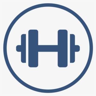 Bkwl Service Icons Navy Fitness - Clipart Transparent Background Dumbbell #7955717