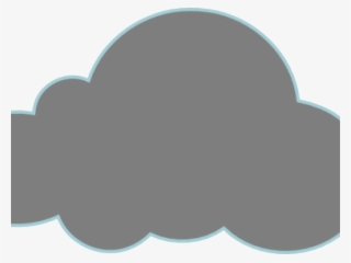 Clouds Clipart Light Grey - Gray Cloud Transparent #7955923