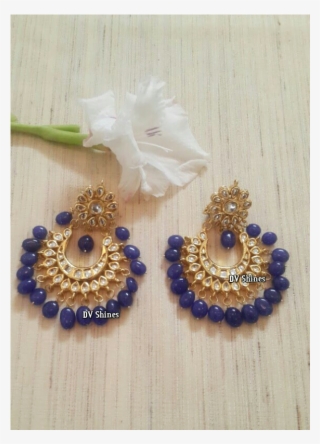 Alia Blue Earrings - Earrings #7957323
