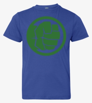 Hulk Fist Graphic Youth Jersey T Shirt - Shirt #7957456