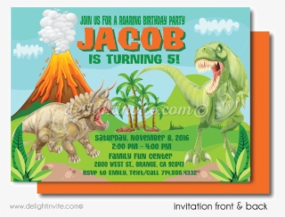 Good Dinosaur Birthday Party Invitations 96 With Additional - Dinosaurs Rex Invitations #7957771