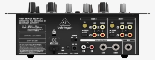Behringer Nox101 Dj Mixer Back - Nox101 Behringer #7957869