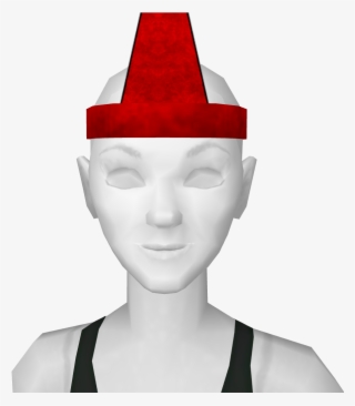 Red “vrayola” Crayon Costume Headpiece - Illustration #7959184