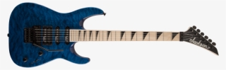 Jackson Js34q Dinky Dka-m Transparent Blue Electric - Jackson Js22 Arch Top #7960134