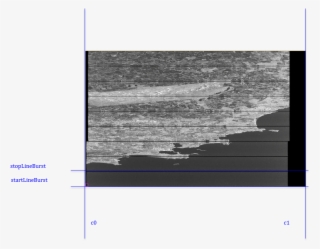 Start E Stop Line And C0 /c1 Samples Of A Burst - Monochrome #7960159