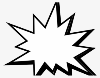 Flash Clipart Bubble Burst - Comic Book Bubble Transparent #7960321