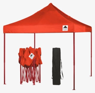 3x3m Orange [with Orange Frame] - เต็นท์ พับ #7961302