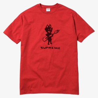 Supreme Tee Devil Red - Supreme Scarface Friend Tee #7962707
