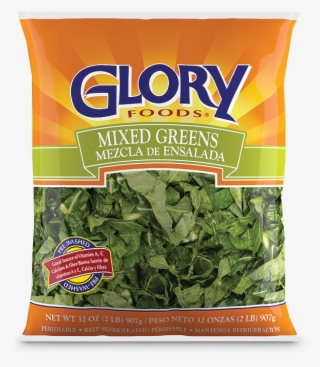 Fresh Mixed Greens - Mustard Greens Packaging #7962873