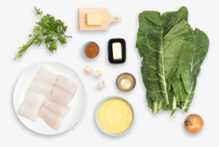 Blackened Cajun Drum With Collard Greens & Cheddar - Spinach #7963131