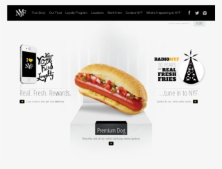 New York Fries Puckers Up On Snapchat For Valentine's - Chili Dog #7963940