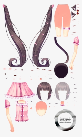 Click For Full Sized Image Chocola Night Pajamas - Nekopara Pajamas #7964042