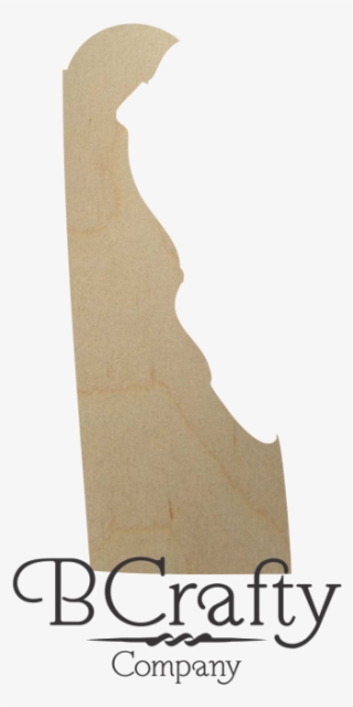 Wooden Delaware State Shape Cutout - Plywood #7964185