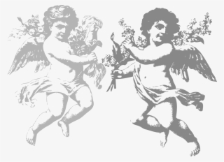Angel Wings Vector Png - Vintage Angels Cliparts Hd #7964354