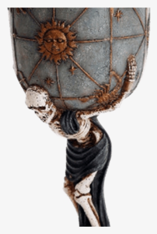 Atlas Skeleton Goblet Cc11880 By Medieval Collectibles - Christian Cross #7965594