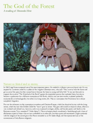 Pdf - Miyazaki Movies Princess Mononoke #7966017