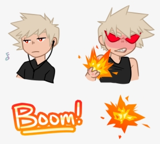 Heey I Got New Baku Stickers On My Red Bubble Link - Cartoon #7966227