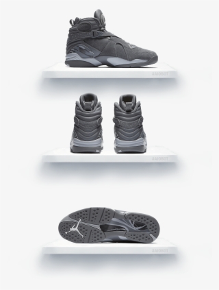Air Jordan 8 Retro Cool Grey - Sneakers #7966411
