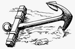 Drawing Anchor Ship Line Art Cartoon - Drawing Anchor #7968058