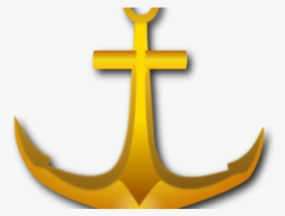 Navy Clipart Gold Anchor - Golden Anchor Png #7968145