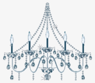 Creepy Clipart Chandelier - Colorful Clip Art Chandelier Transparent #7969009