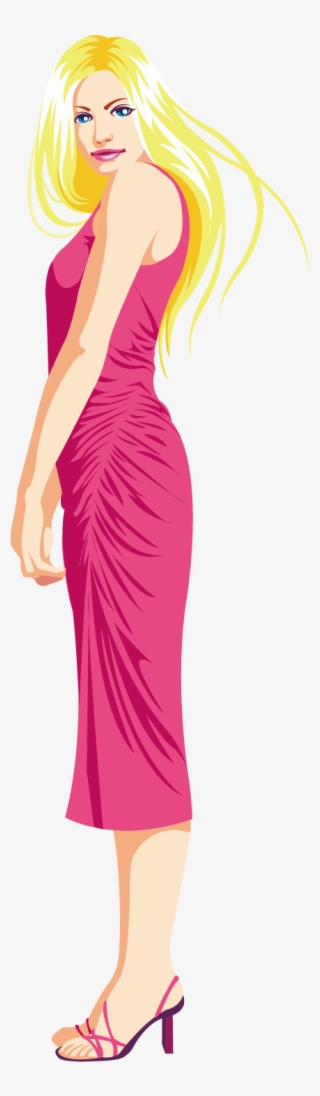 Freeuse Download Cartoon Slim Woman Transprent Png - Illustration #7970639