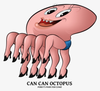 Can Can Octopus By Boscoloandrea - Cartoon #7972827