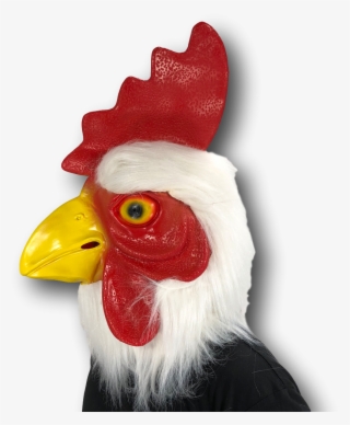 Chicken Head Rubber Mask Rooster Farm Animal Bird Fancy - Rooster #7973533