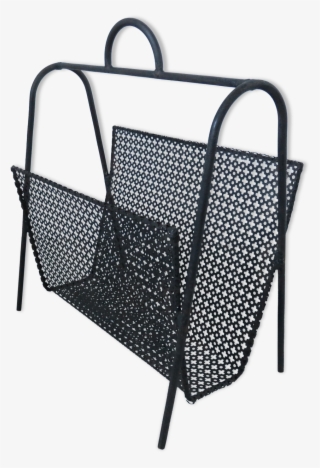 Door Magazines Perforated Metal Clover 50s 60s - Club Chair #7974056