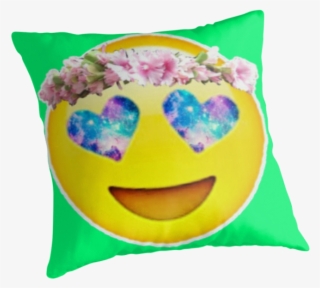 Galaxy Emoji Flower Crown Wwwpicsbudcom - Emoji With Flower Crown #7975476