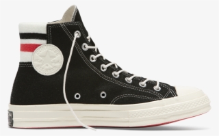 Chuck Taylor All Star 70 Retro Stripe High Top Black - Converse 70 Retro Stripe High Top #7976297
