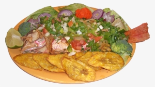 Red Snapper With Vegetable - Tostones #7976564