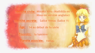 Présentation De Sailor Venus - Cartoon #7977260