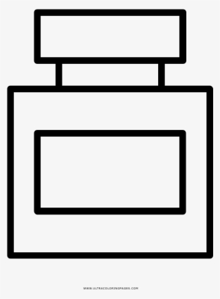 Perfume Bottle Coloring Page - Cologne Coloring Pages #7977480