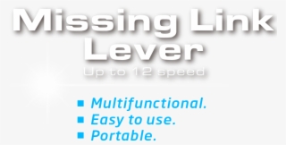 Kmc Missinglink Levers-missinglink Lever,missing Link - Parallel #7977982