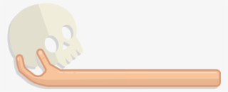 Hand Holding Skull - Skull #7980241