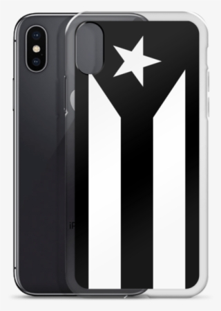 Bandera Negra Iphone Case - Fondo De Pantalla Bandera De Puerto Rico #7982101