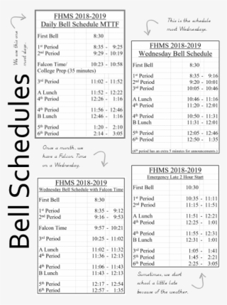 Daily Schedule - Eastlake Middle Bell Schedule #7982495