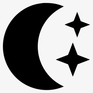 Moon Star Icon Free Download Png Svg Moon Png White - Emblem #7983484