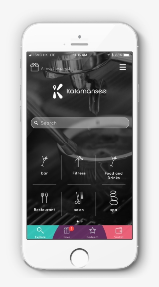 Iphone6 App Mockup Home - Smartphone #7983634