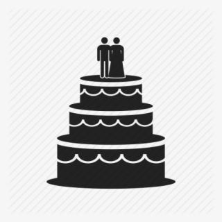 Wedding Cake Icon Png #7984659