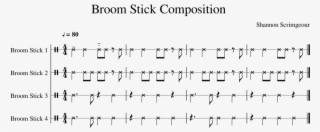 Broom Stick Composition Final Sheet Music For Percussion - Document #7986768