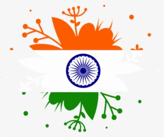 Creative Grunge Brush Splash For Republic Day Of India - Flag Of India #7987690