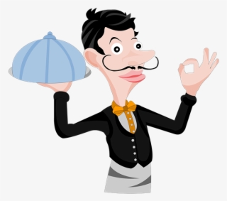 Butler, Noker, Vector Art, Vector Image, Vector Man - Cartoon #7988521