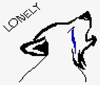 Lonely Wolf - Line Art #7989180