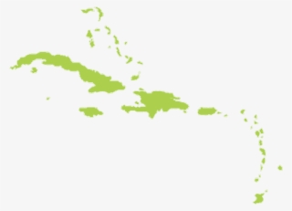 Pet & Animal Transport Into Caribbean Islands - Caribbean Map Black White #7990170